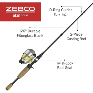 2Piece Fishing Rod Combo