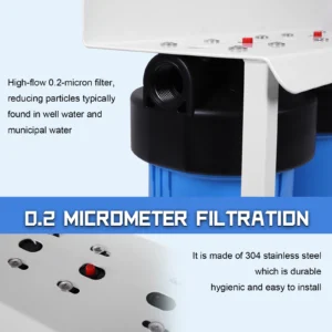 3-Stage RV Fresh Water Filter System
